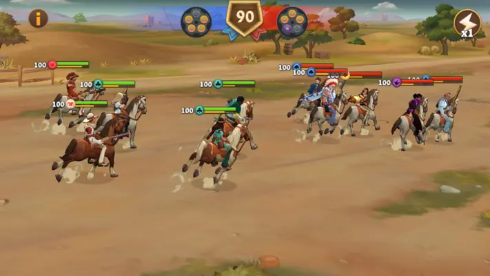 Wild West Heroes android App screenshot 1